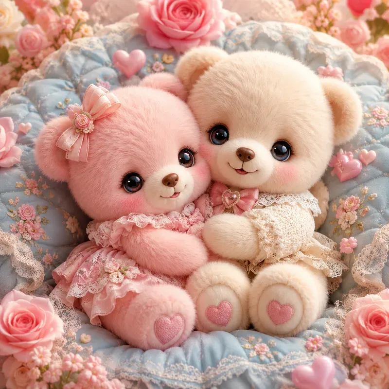 Pastel Cute Animal Couples