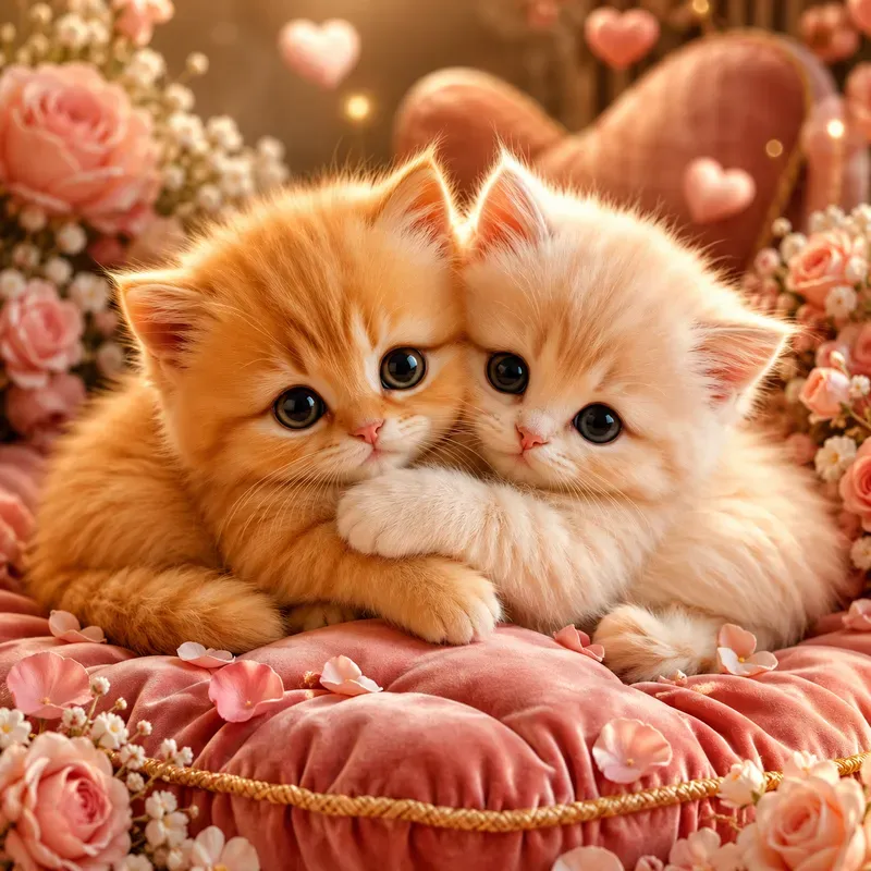 Pastel Cute Animal Couples