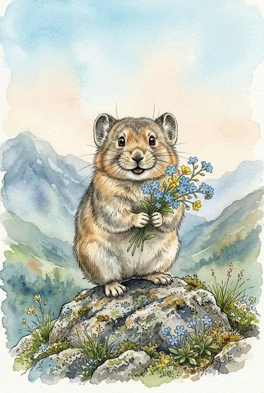 Whimsical Woodland Animal Nursery Art