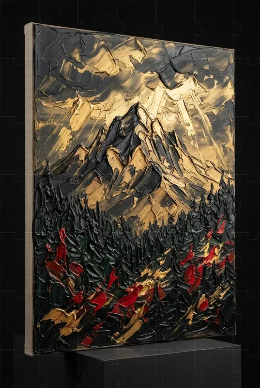 Luxury Impasto Art