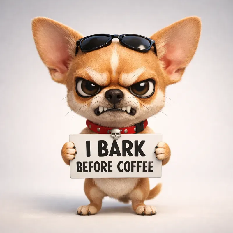 Grumpy 3D Characters