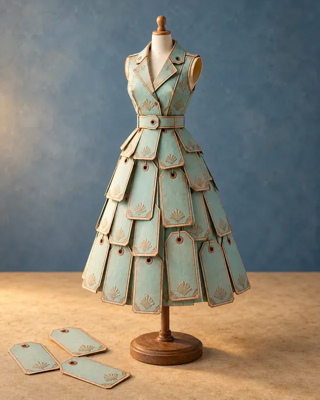 Vintage Labels Become Outfits