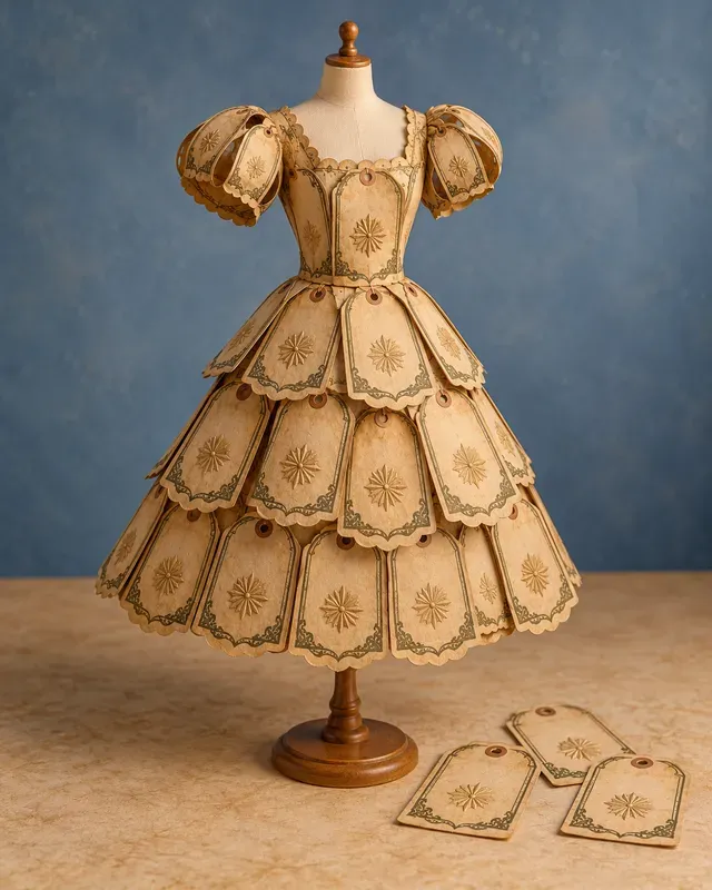 Vintage Labels Become Outfits