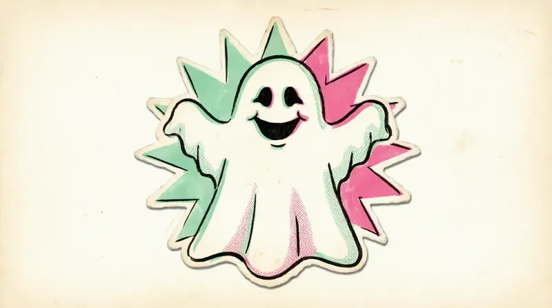 Retro Halloween Diecut Elements