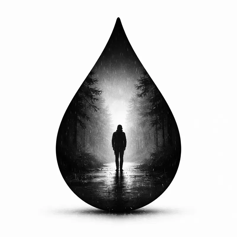 Symbolic Nature Silhouette Art