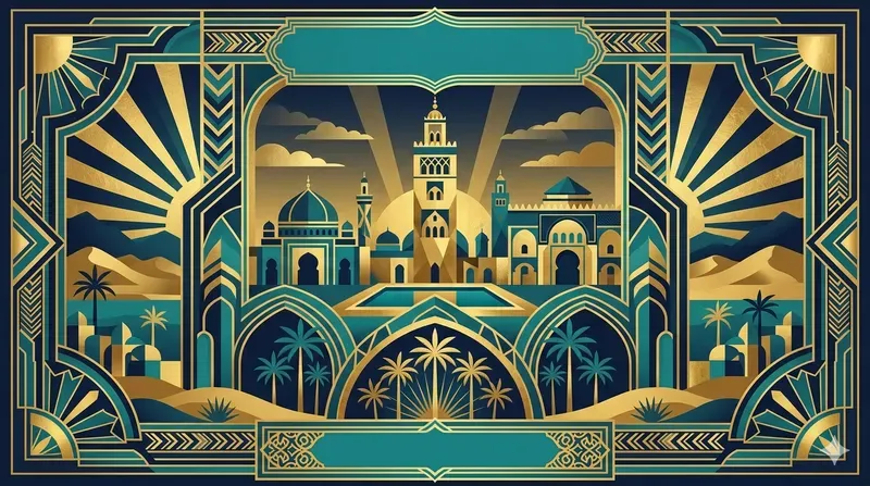 Geometric Art Deco Travel Posters