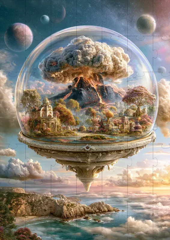 Dreamlike Glass World Scenes