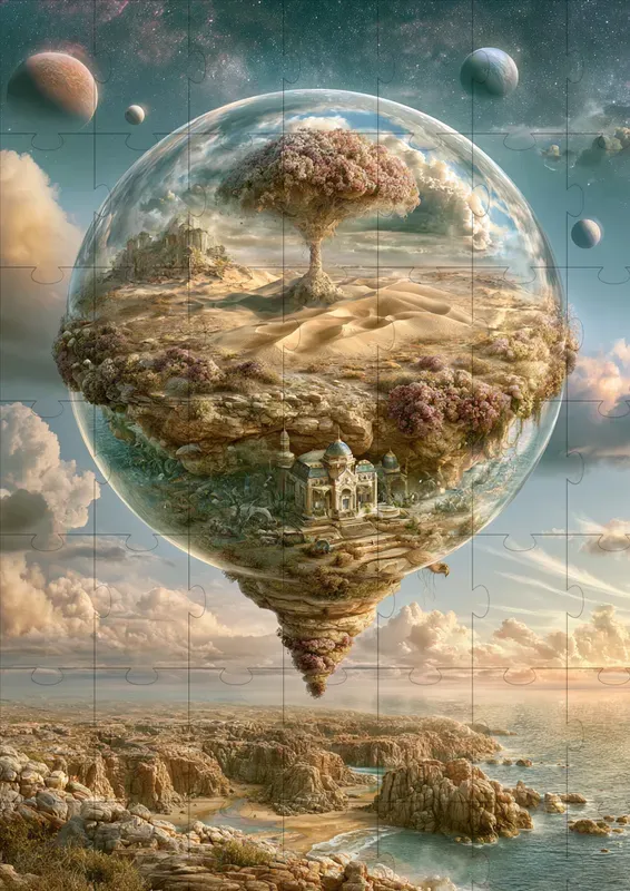 Dreamlike Glass World Scenes