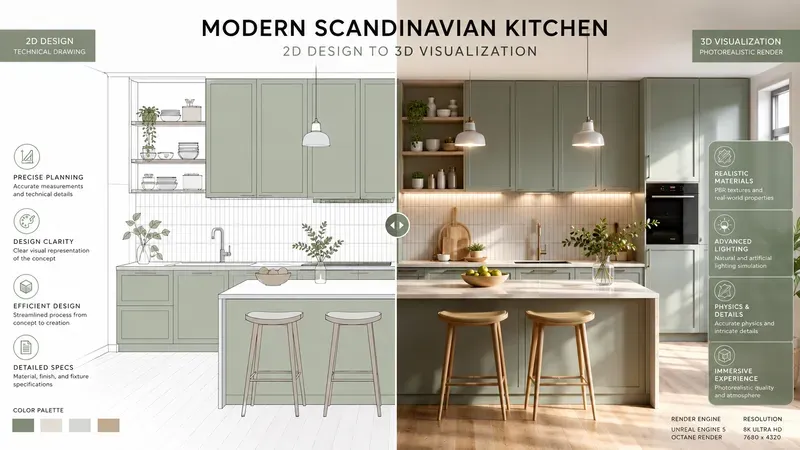 2D To 3D Design Comparison Boards