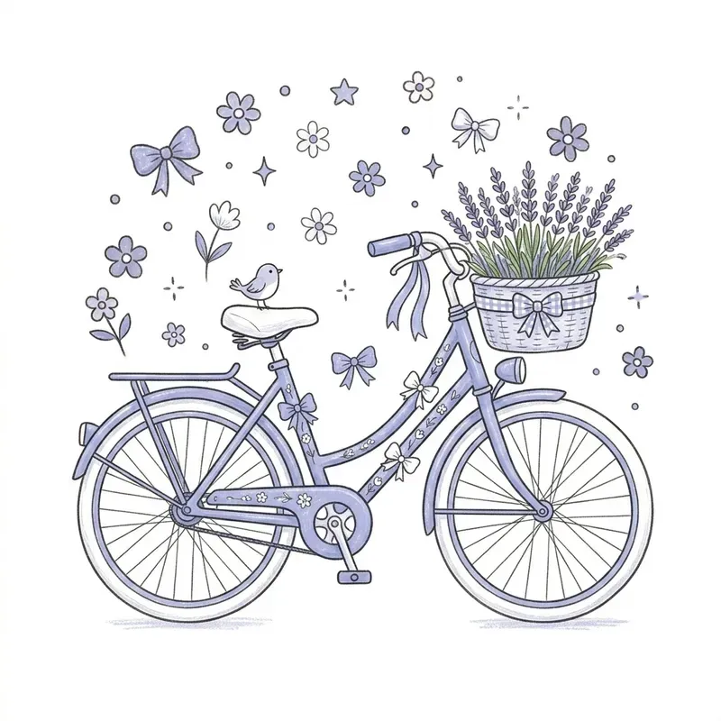 Playful Spring Doodle Cliparts