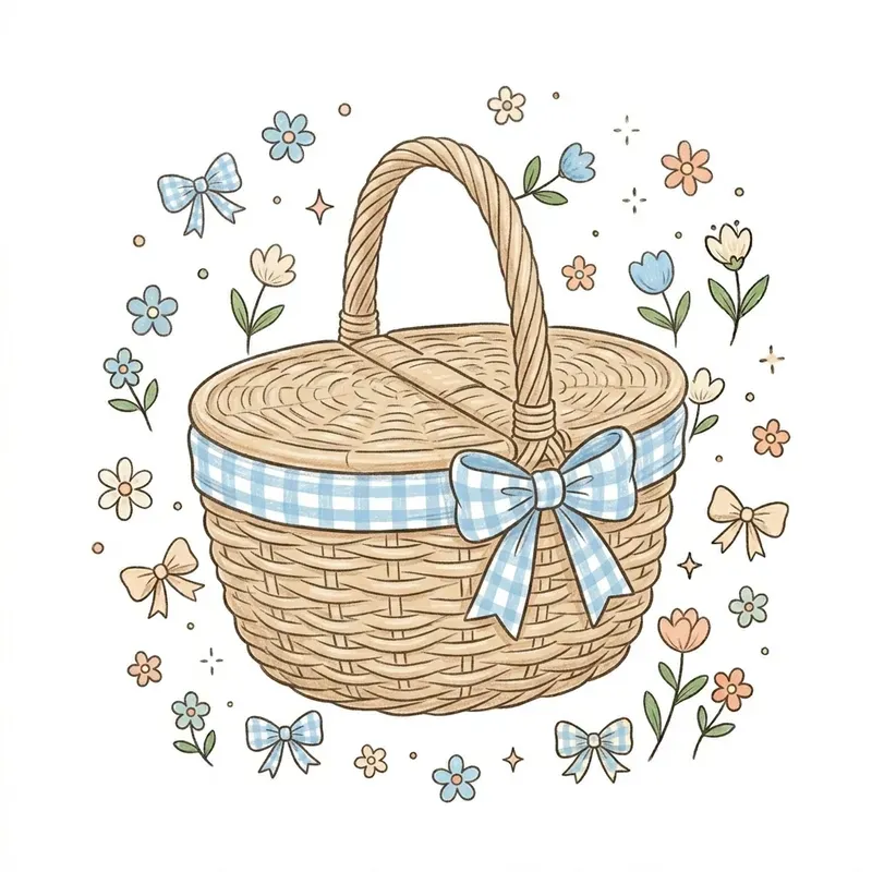 Playful Spring Doodle Cliparts