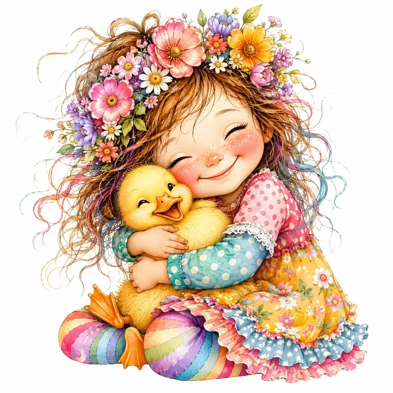 Quirky Watercolor Animal Clipart