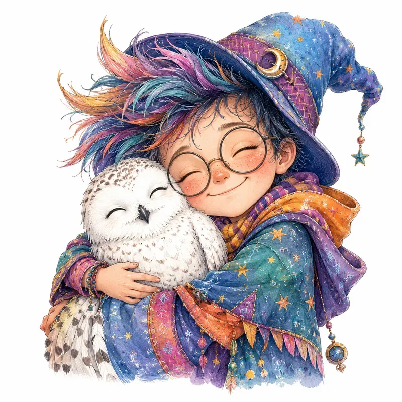 Quirky Watercolor Animal Clipart