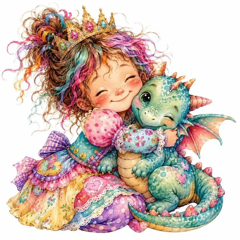 Quirky Watercolor Animal Clipart