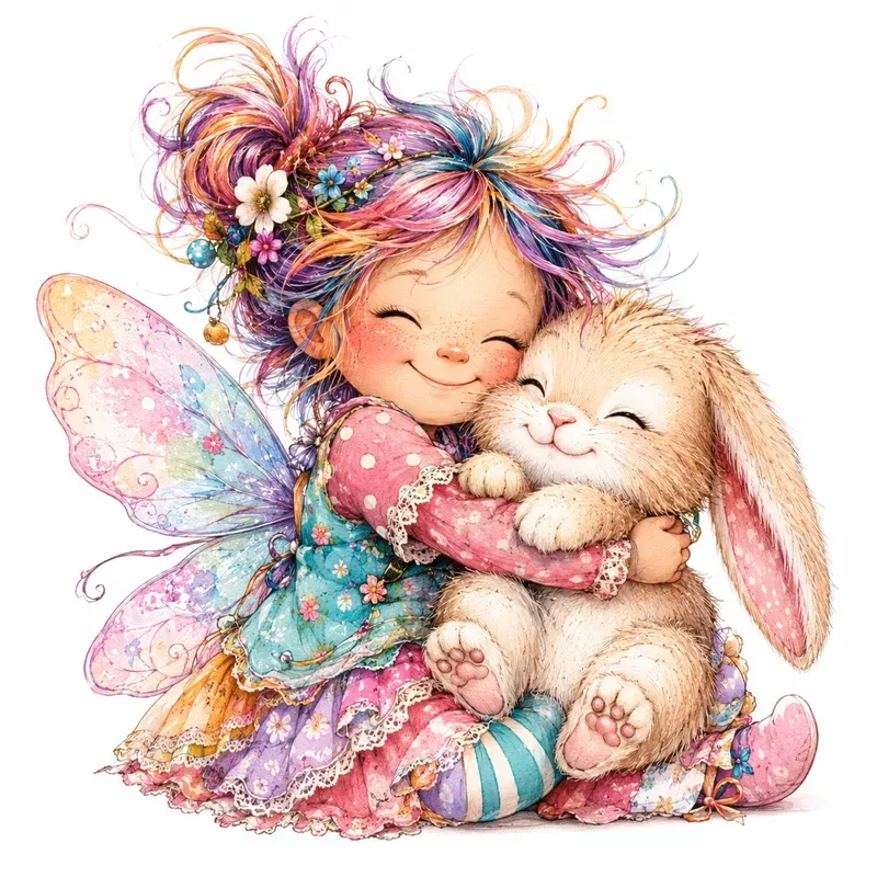 Quirky Watercolor Animal Clipart