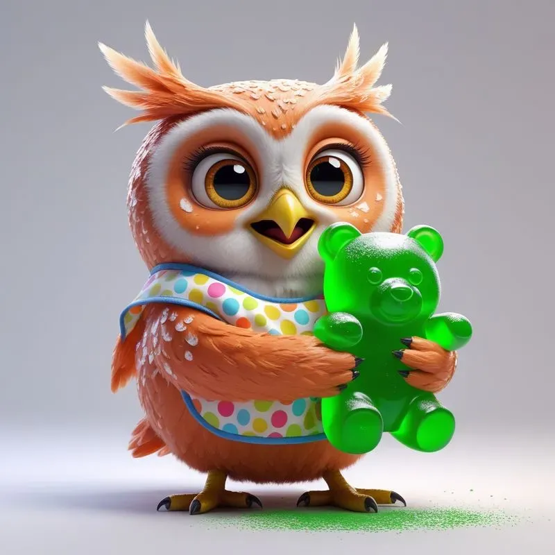 3D Cute Animals Sweet Tooth Crews
