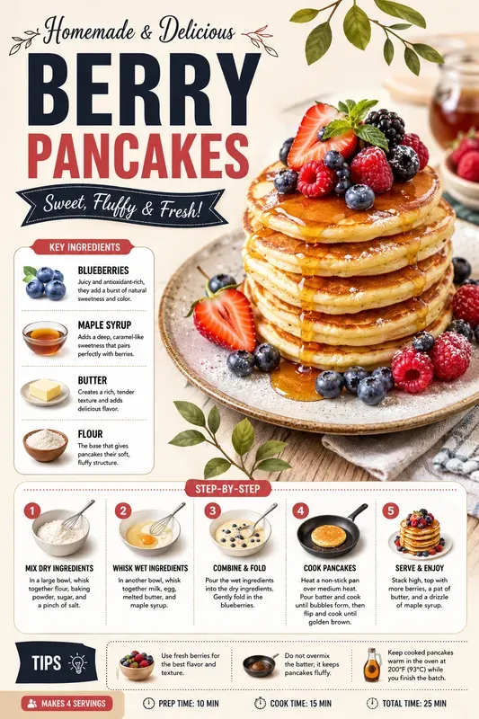 Professional Recipe Infographic Posters