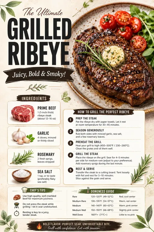 Professional Recipe Infographic Posters