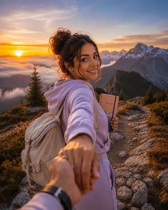 Viral Girl Influencer Follow Me Photos