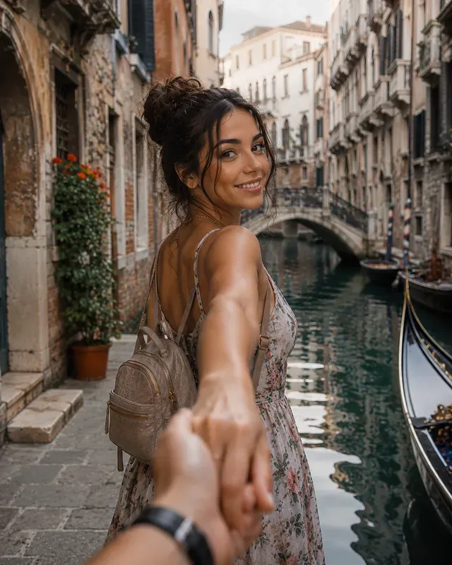 Viral Girl Influencer Follow Me Photos