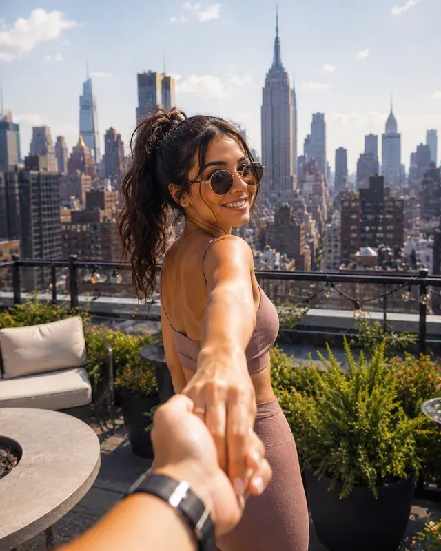Viral Girl Influencer Follow Me Photos