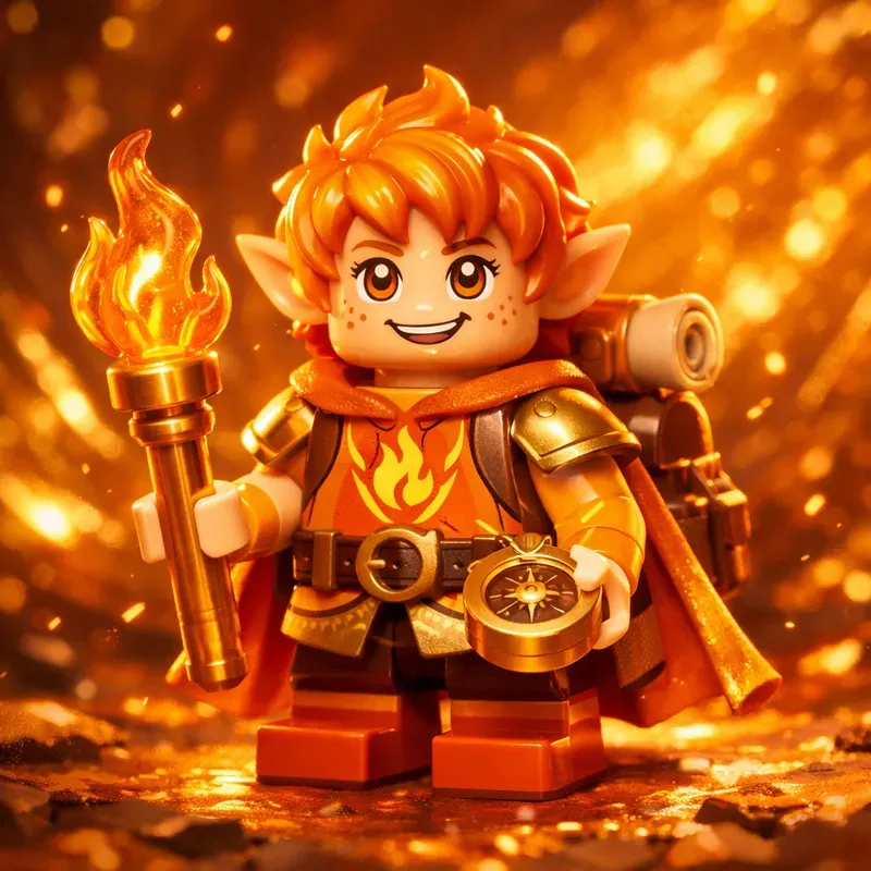 Colorful Lego Fantasy Guardians