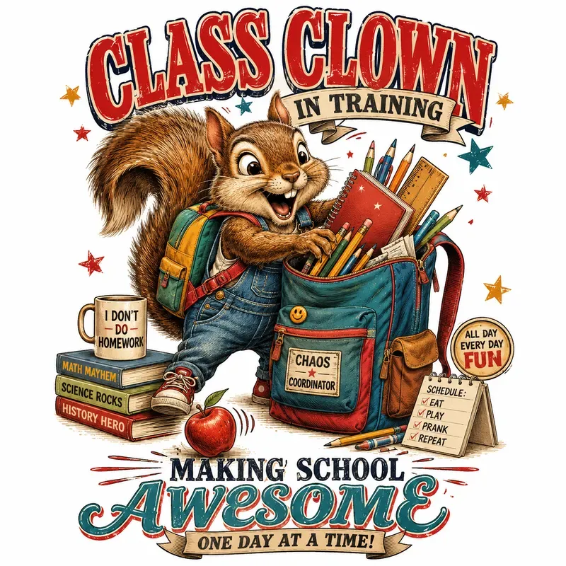 Vintage School Animals Tshirt