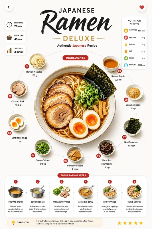 Recipe Infographic Generator