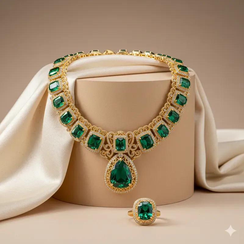 Luxury Jewelry Product Showcase Images
