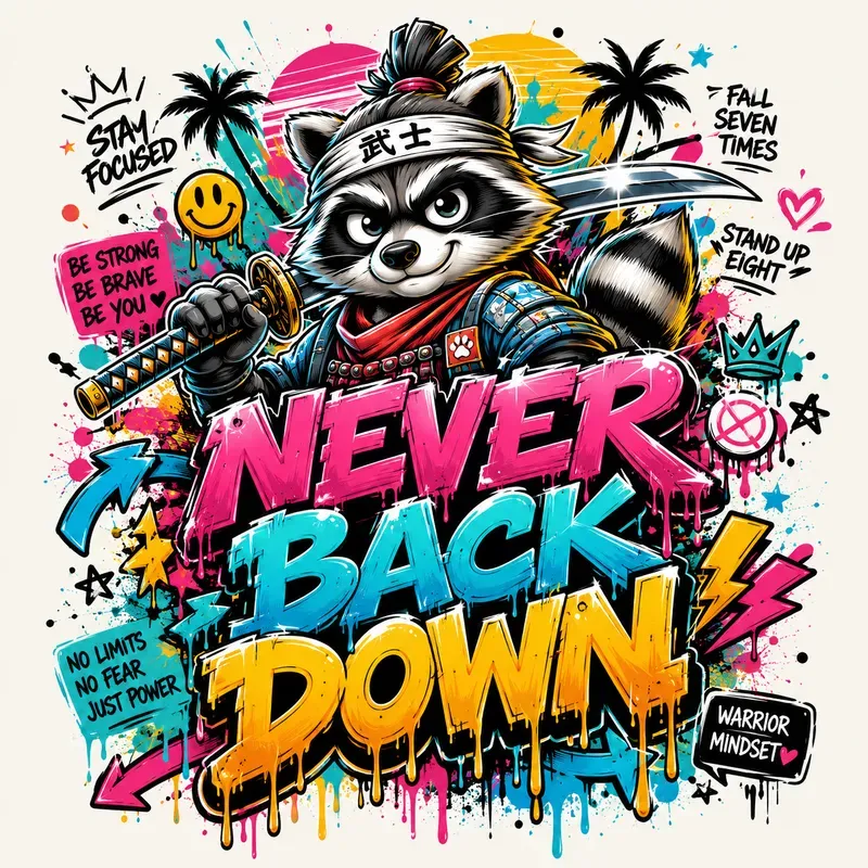 Vibrant Graffiti Tshirt Creators