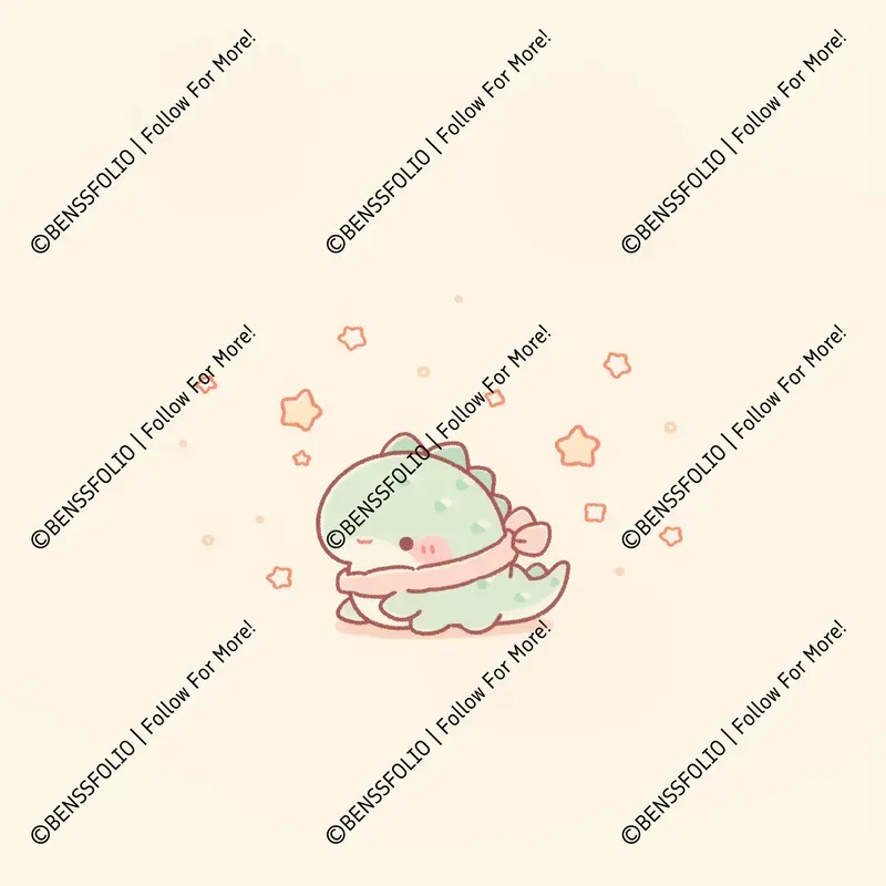 Pastel Kawaii Tiny Characters