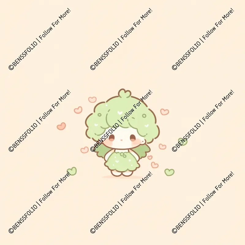 Pastel Kawaii Tiny Characters