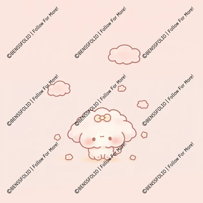 Pastel Kawaii Tiny Characters
