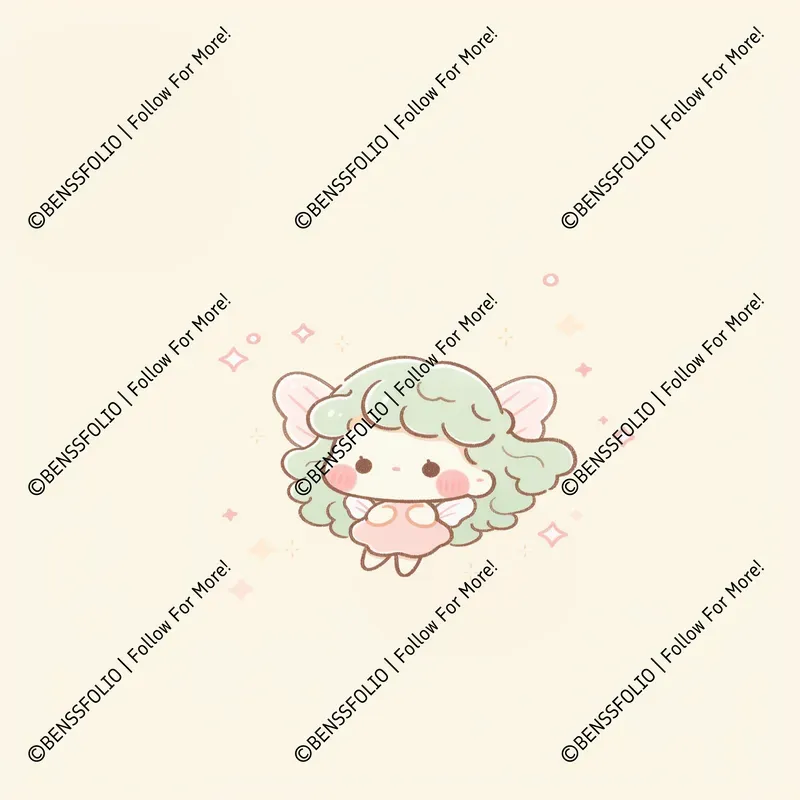 Pastel Kawaii Tiny Characters