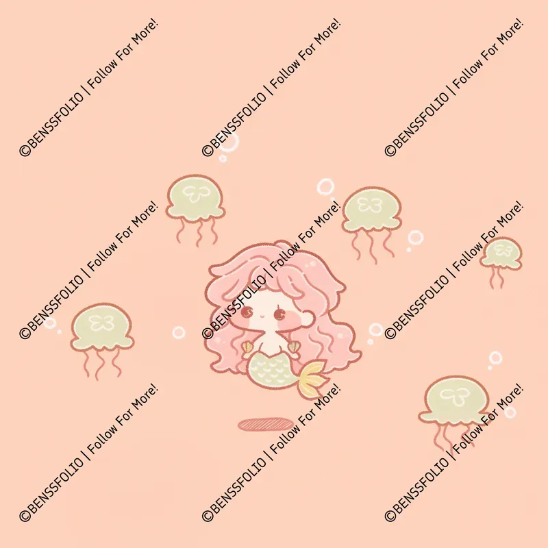 Pastel Kawaii Tiny Characters