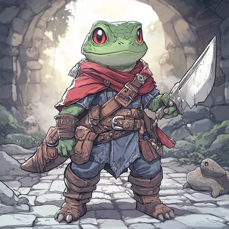 Fantasy Style Dnd Mmo Cartoon Game Art