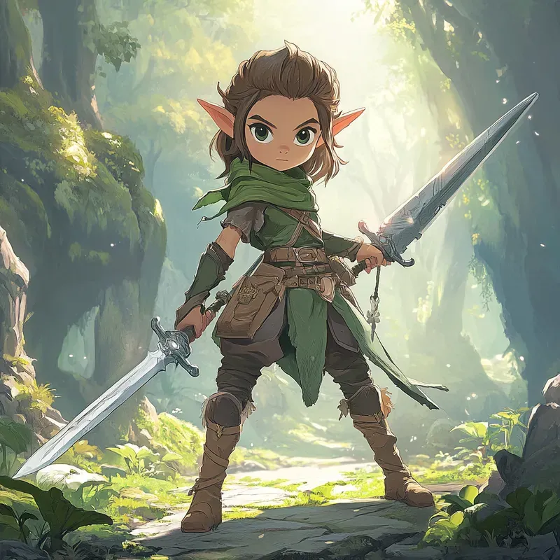 Fantasy Style Dnd Mmo Cartoon Game Art