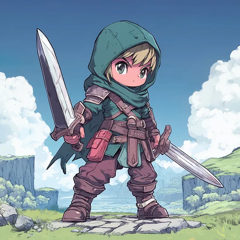 Fantasy Style Dnd Mmo Cartoon Game Art