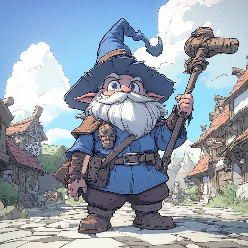 Fantasy Style Dnd Mmo Cartoon Game Art