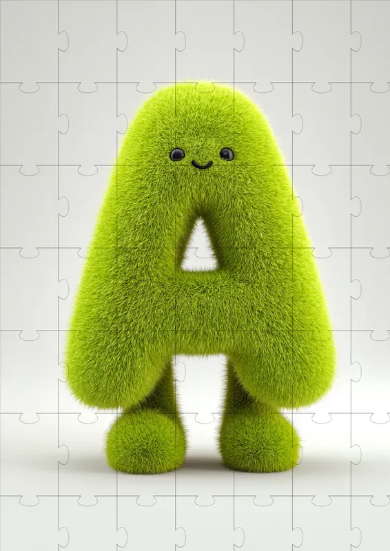 Playful Letter Character Portraits