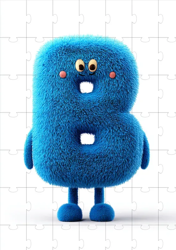 Playful Letter Character Portraits