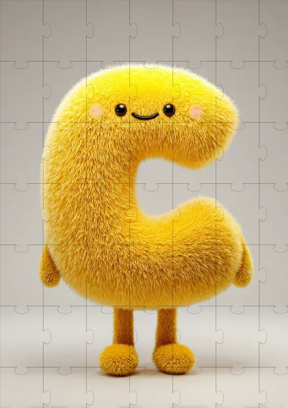 Playful Letter Character Portraits