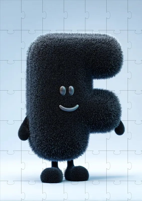 Playful Letter Character Portraits