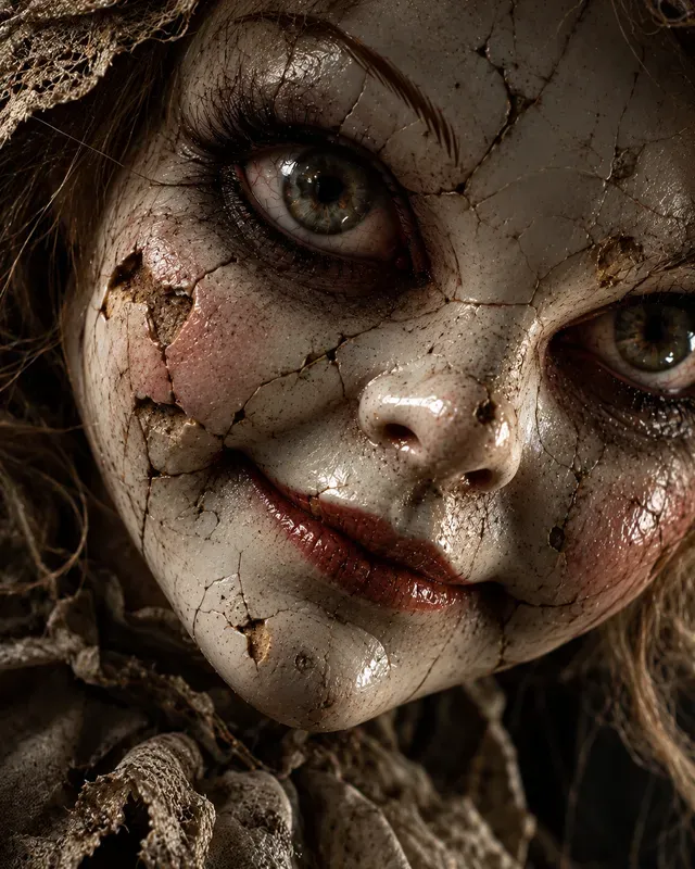 Grotesque Hyperreal Monster Faces
