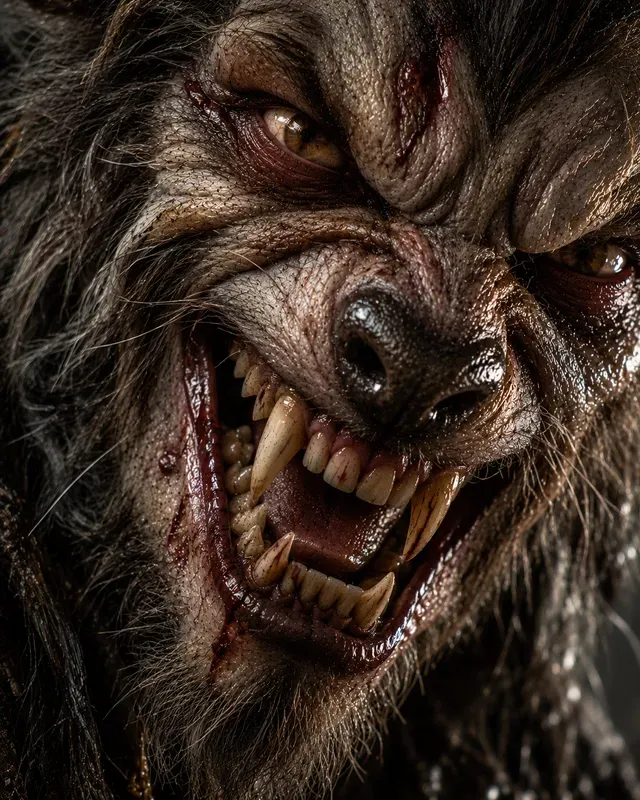 Grotesque Hyperreal Monster Faces