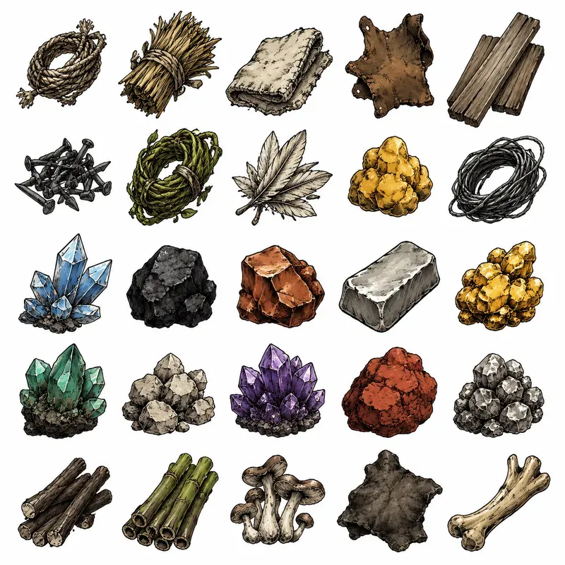 Survival Game Asset Creation Tools