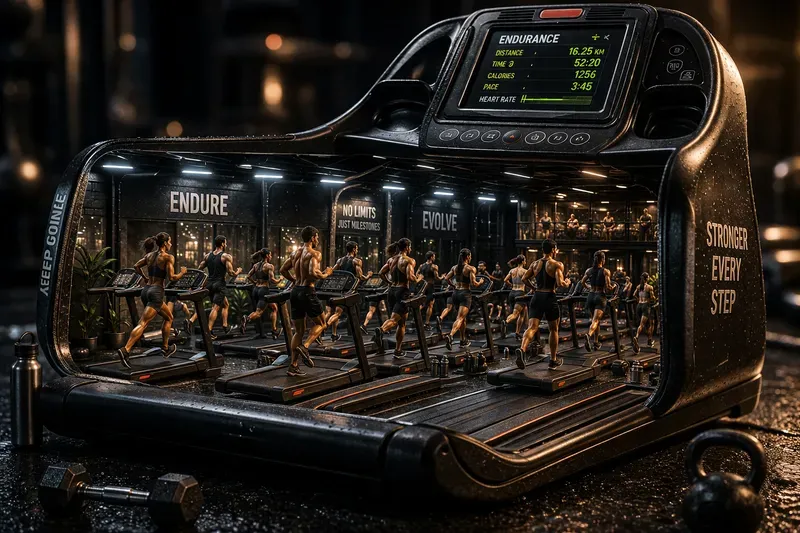 Miniature Fitness Worlds