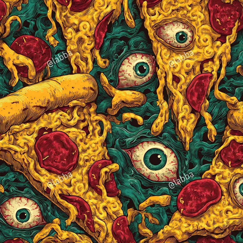 Funky Interwoven Thread Patterns