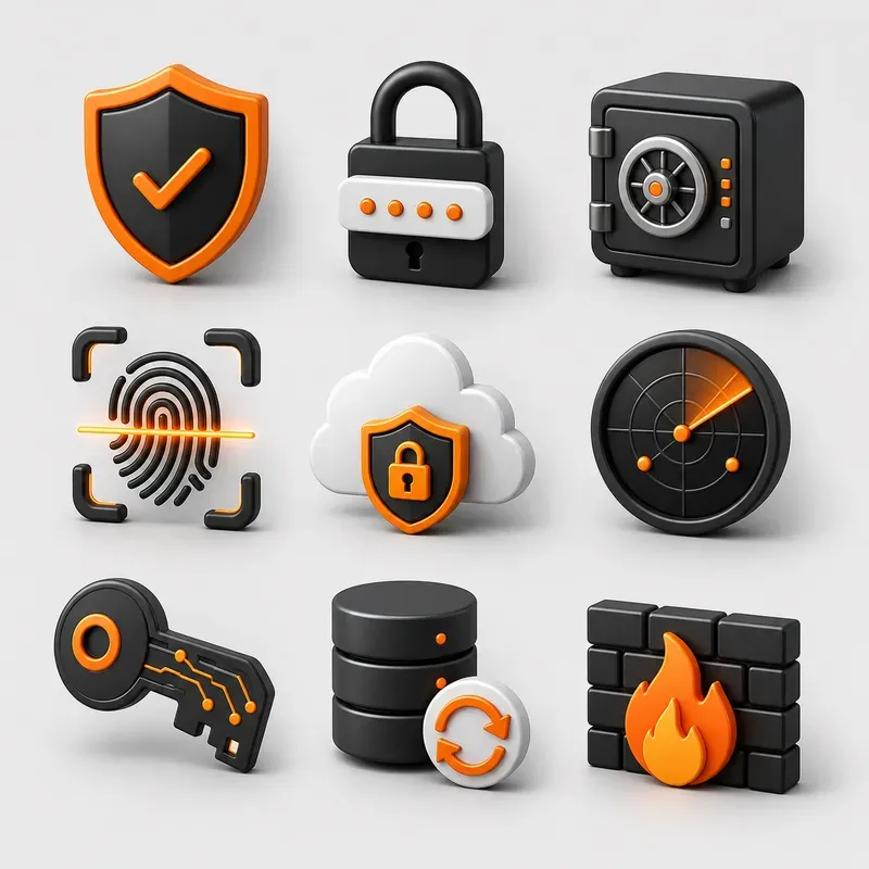 Premium 3D Saas Icon Set Generator