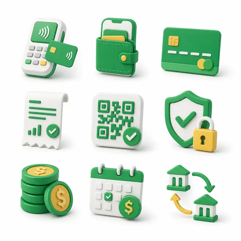 Premium 3D Saas Icon Set Generator